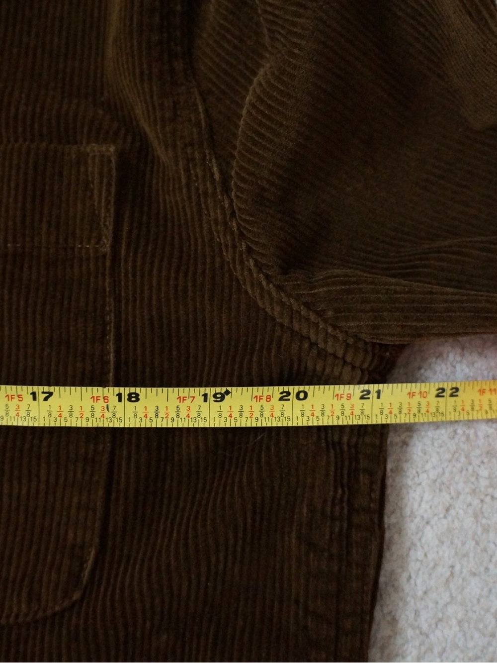 J. Crew Wallace & Barnes Corduroy Chore Jacket in Brown EUC - Picture 5 of 5
